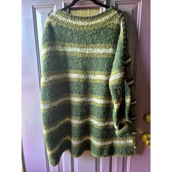 Free People Oversized Long Sleeve Sweater Womens‎ size small alpaca blend - Picture 4 of 5